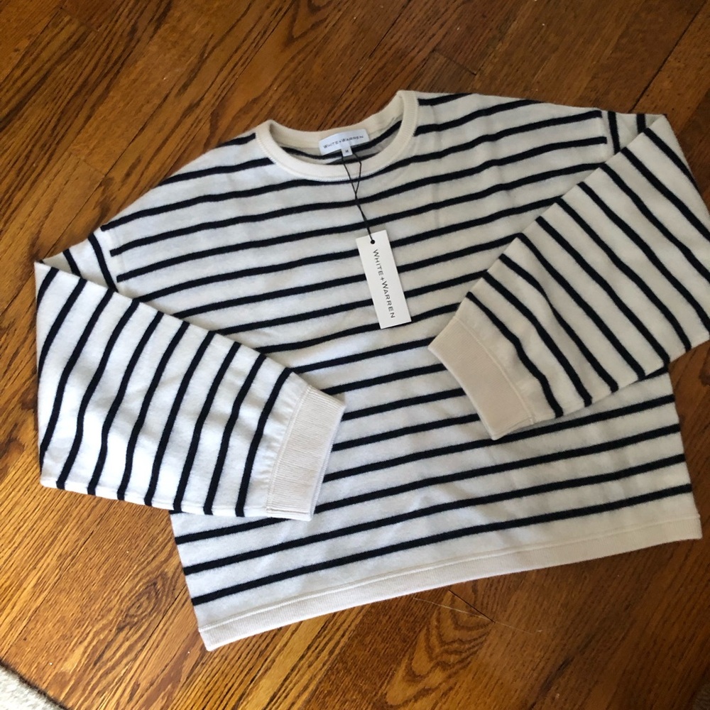 NWT PERFECT NAUTICAL SWEATER FROM WHITE & WARREN